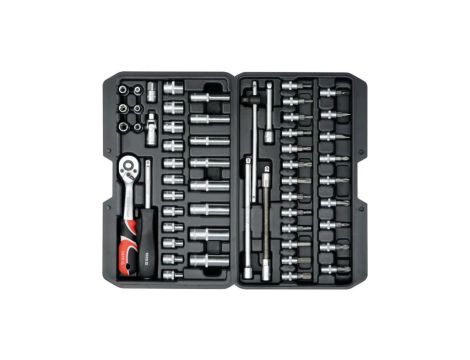 ZESTAW NARZĘDZIOWY 1/4 56 CZĘŚCI