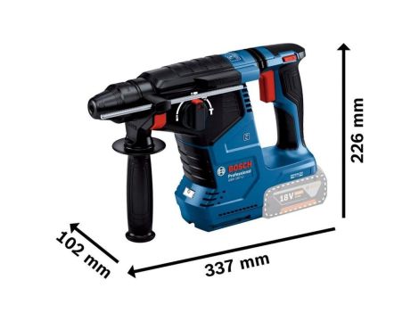 Młot udarowy obrotowy akumulatorowy sds+ gbh 187-li 0*ah