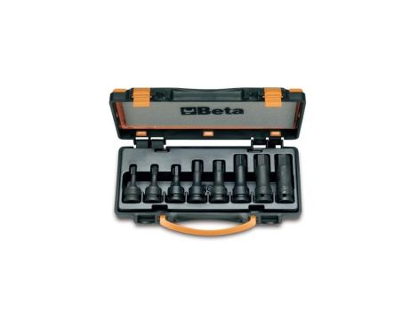 Zestaw nasadek udarowych,końc.trzpieniowa sześciokątna 1/2