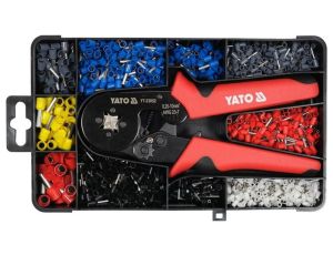 SZCZYPCE DO ZCISKANIA KONEKTORÓW 0,25-10MM2+ 1200 TULEJEK