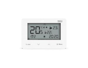 TECH ST-293z V2 - Regulator pokojowy bezprzewodowy dwustanowy kolor biały zasilany 230V