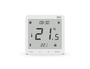 TECH T-3.1 - Regulator pokojowy przewodowy dwustanowy kolor biały