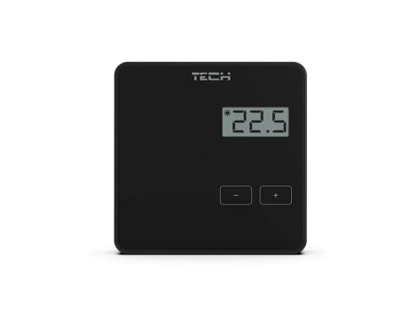TECH ST-294 V2 - Regulator pokojowy bezprzewodowy dwustanowy czarny