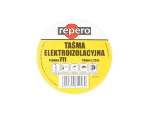 Taśma izolacyjna 50mm/20m Repero 711 biała PCV