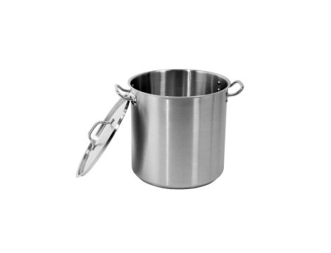 GARNEK WYSOKI Z POKRYWKĄ ZE STALI NIERDZEWNEJ 36X36CM,36.6L.