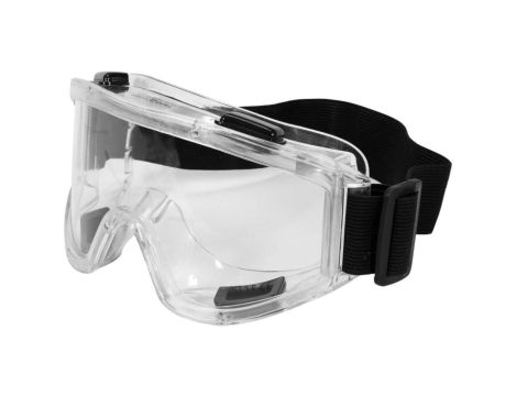 GOGLE OCHRONNE Z WYWIETRZNIKAMI BEZBARWNE