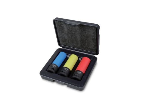 Komplet nasadek udarowych do kół aluminiowych 3szt.