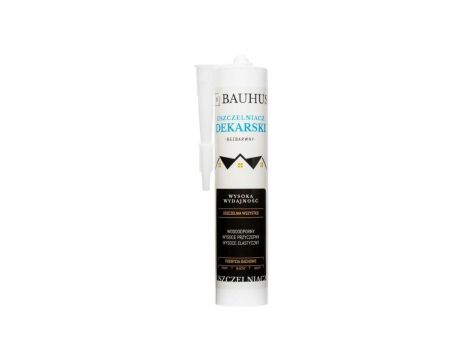 Uszczelniacz dekarski bezbarwny wodoodporny 280ml BAUHUS