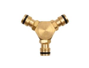 Łącznik trójnik mosiężny 1/2