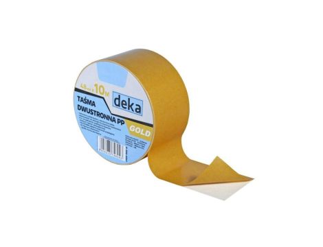 TAŚMA DWUSTRONNA PP GOLD 48MM*10M
