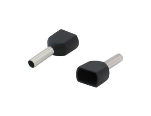 Końcówka tulejkowa izolowana podwójna 2*1.5mm 10 sztuk
