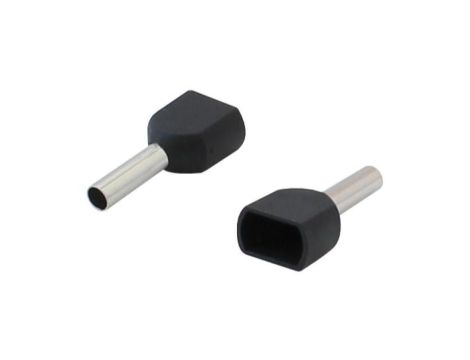 KOŃCÓWKA TULEJKOWA IZOLOWANA PODWÓJNA 2*1.5MM 10 SZTUK