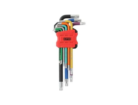 KOMPLET KLUCZY TORX RED LINE 9 SZT.