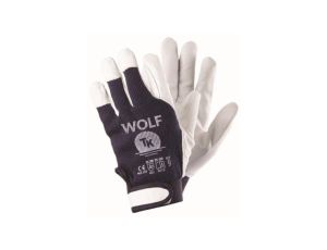 Rękawice monterskie na rzep, WOLF rozmiar 9