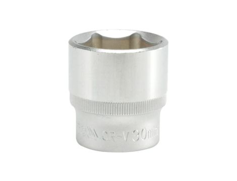 NASADKA KRÓTKA 6-KĄTNA CHROMOWANA 1/2 30MM