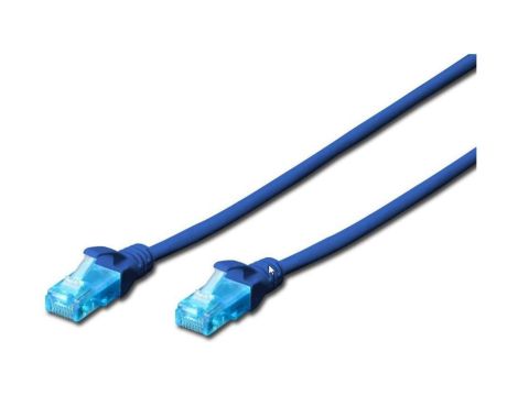 Kabel krosowy (Patch Cord) U/UTP kat. 5e niebieski 5m DK-1512-050/B
