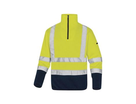 Bluza polarowa ostrzegawcza imitacja swetra kolor żółto-niebieski rozmiar L MARHVJMGT