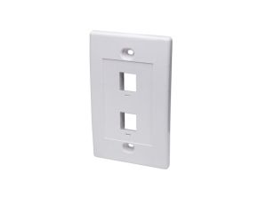 Dwuportowy panel na moduły Keystone do puszki 517874 IWP-MD PSTR-2W