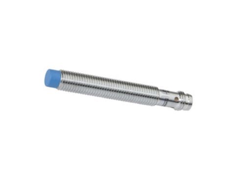 Czujnik indukcyjny M8x1 60 mm niezabudowany Sn: 6 10-30V DC PNP NO złącze M8 3-pinowy IP67 mosiądz chromowany IN080176