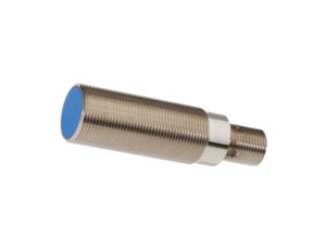 Czujnik indukcyjny M18x1 64 mm zabudowany Sn: 5 10-30V DC PNP NO IO-Link złącze M12 3-pinowe IP67 mosiądz niklowany IA180121