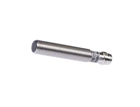 Czujnik indukcyjny M8x1 50 mm zabudowany Sn: 2 10-30V DC PNP NO złącze M8 3-pinowe IP67 stal nierdzewna 1.4305 IB080173