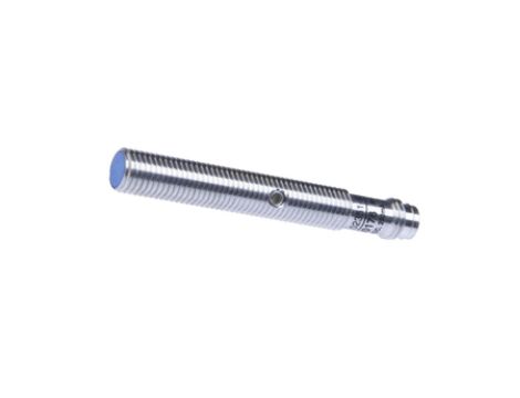 Czujnik indukcyjny M8x1 60 mm zabudowany Sn: 3 10-30V DC PNP NO złącze M8 3-pinowy IP67 mosiądz chromowany IB080176
