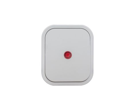 B2 Łącznik zwierny natynkowy 10A 250V światło/dzwonek IP54 podświetlany biały 00060278