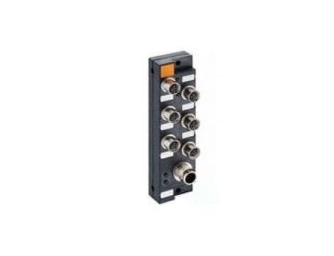 Koncentrator pasywny miniaturowy aktuator/sensor LED porty 6xM8 3pin/ złącze M12 męskie 10pin na kabel sterujący ASBSM 6/LED 3