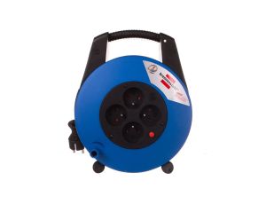 Przedłużacz zwijany kompaktowy Vario Line 4x230V 15m H05VV-F 3G1,5 1104154