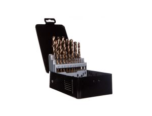 Wiertła do metalu HSS-Co 1.0-13 mm stal M35 kąt wierzchołkowy 135 stopni korekta ścinu DIN338 57H090 /25szt./