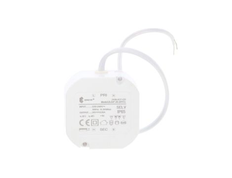 Zasilacz LED 24V DC 20W 0,83A IP65 /z zabezpieczeniami/ ZLDP 20-24YCL 19724-9020
