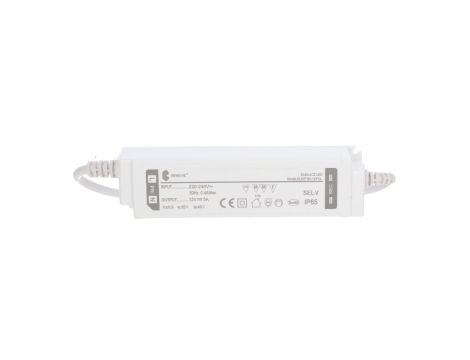 Zasilacz LED 12V DC 60W 5A IP65 /z zabezpieczeniami/ ZLDP 60-12YCL 19712-9039