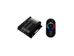 Kontroler sterownik RGB RF dotykowy 288W 12/24VDC czarny radiowy 433.92MHz
