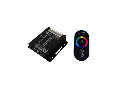 Kontroler sterownik RGB RF dotykowy 288W 12/24VDC czarny radiowy 433.92MHz