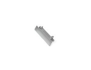 Zaślepka do profil Flat8 srebrna z otworem 23110040 /1szt/