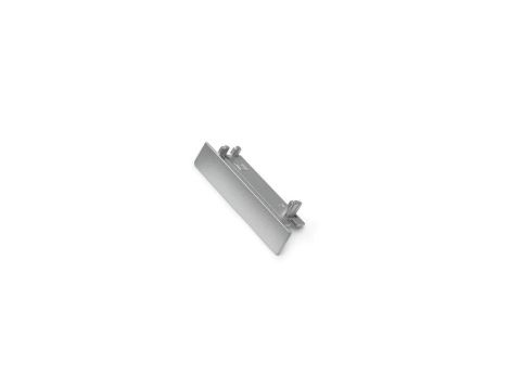 Zaślepka do profil Flat8 srebrna z otworem 23110040 /1szt/