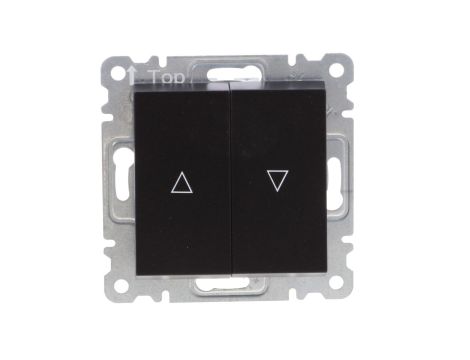 Lumina Łącznik żaluzjowy monostabilny (zwierny) czarny WL0323