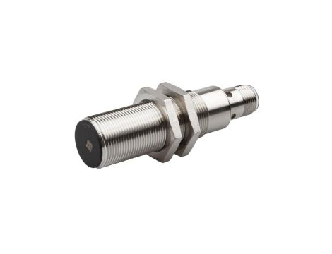 Czujnik Indukcyjny M18x1 72mm zabudowany Sn: 5mm 10-30V DC PNP NO złącze M12 3pin IP67 IB180121