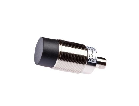 Czujnik Indukcyjny M30x1.5 70mm niezabudowany Sn 15 10-30V DC PNP NO złącze M12 3-pinowe IP67 mosiądz niklowany IM300120