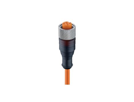 Kabel konfekcjonowany jednostronnie złącze M12 żeńskie proste z gwintem samoblokującym 5-pinowe RKT 5-56/5 M