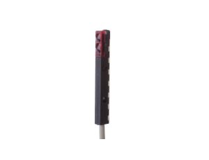 Czujnik optyczny 45x6 2x4mm Sn 30mm 11-30V DC PNP/NPN kabel złącze M8 4pin 0.2m PVC przełączeniowy OTQ40170