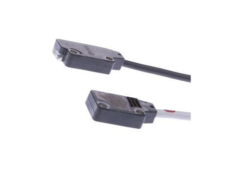 Czujnik optyczny bariera świetlna 4,5x10x14mm Sn 0.5m 12-24 V DC PNP NO kabel 2 m PVC IP67 plastik PET OYQ40103