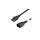 Kabel zasilający Akyga AK-PC-07A przedłużacz CCA IEC C13 / C14 3 m