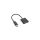 Konwerter adapter z kablem Akyga AK-AD-58 DisplayPort (m) / DVI 24+5 (f) 20cm