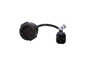 Adapter zasilający Akyga AK-PC-10A CCA 3x1mm2 CEE 7/3 / IEC C14 15 cm