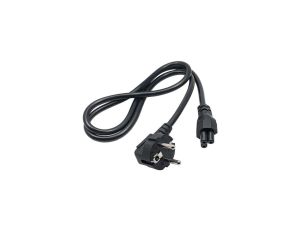 Kabel zasilający do notebooka Akyga AK-NB-08A koniczynka IEC C5 CEE 7/7 1m