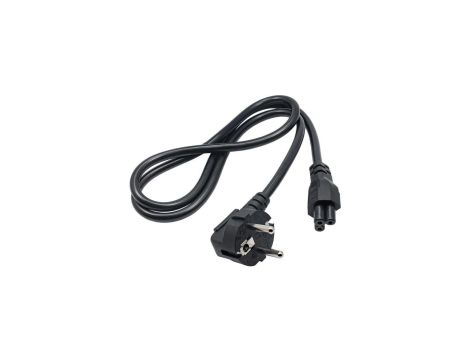 Kabel zasilający do notebooka Akyga AK-NB-08A koniczynka IEC C5 CEE 7/7 1m
