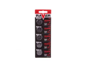 Bateria litowa RAVER CR2016 /blister 5szt./ B7316