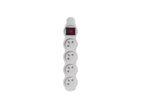Gniazdo /rozgałęźnik/ do przedłużacza z wyłącznikem 4-gniazda z/u 16A białe P1400N