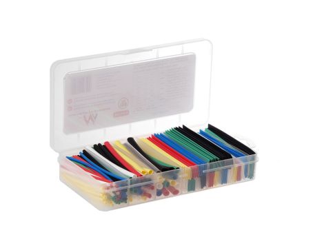 Zestaw koszulek termokurczliwych 196 szt MCTV-6797kolorów, długość 95mm, szerokość 2mm, 4mm, 6mm, 8mm, 10mm, 12mm MCTV-679